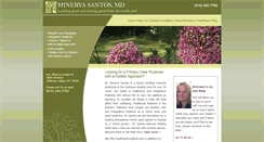 Desktop Screenshot of minervasantosmd.com